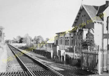 Brodie Railway Station Photo. Forres - Auldearn. Inverness Line. Highland Railway (1)