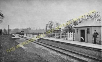 Bromham & Rowde Railway Station Photo. Devizes - Seend. Patney to Holt. GWR (10)