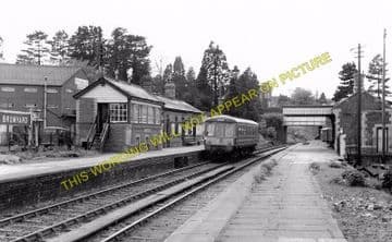 Bromyard Railway Station Photo. Rowden Mill - Suckley. Leominster Line. (5)