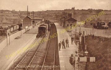 Bromyard Railway Station Photo. Rowden Mill - Suckley. Leominster Line. (8)