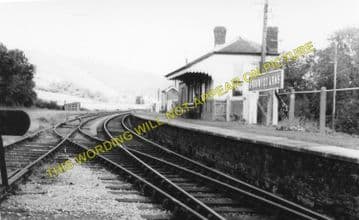 Bronwydd Arms Railway Station Photo. Carmarthen - Conwil. Pencader Line. (2)