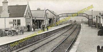 Brora Railway Station Photo. Golspie - Loth. The Mound to  Helmsdale. (14)