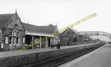 Brora Railway Station Photo. Golspie - Loth. The Mound to  Helmsdale. (2)