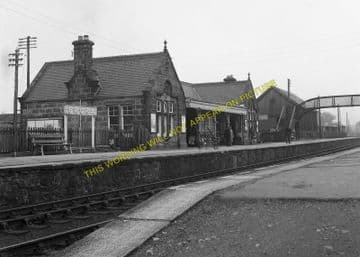 Brora Railway Station Photo. Golspie - Loth. The Mound to  Helmsdale. (4)