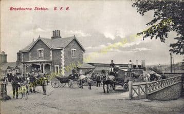 Broxbourne & Hoddesdon Railway Station Photo. Cheshunt to Rye House. (11)