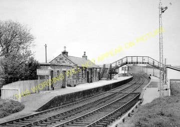Brucklay Railway Station Photo. Maud Jct. - Strichen. Fraserburgh Line. GNSR (9)
