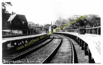 Brymbo West Railway Station Photo. Wrexham - Ffrith, Coed Talon & Mold Line (1)