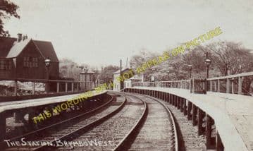Brymbo West Railway Station Photo. Wrexham - Ffrith, Coed Talon & Mold Line (2)