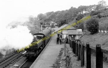 Brynamman West Railway Station Photo. Garnant and Pantyffynnon Line. GWR. (1)..