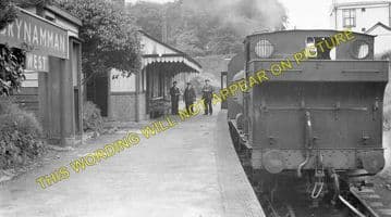 Brynamman West Railway Station Photo. Garnant and Pantyffynnon Line. GWR. (2)