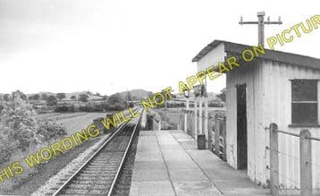 Bryngwyn Railway Station Photo. Llanfyllin - Llanfechain. Llanymynech Line (1)