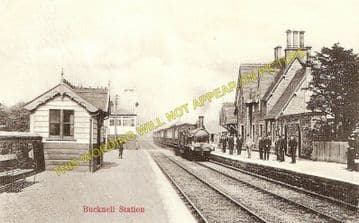 Bucknell Railway Station Photo. Hopton Heath - Knighton. Craven Arms Line. (3)