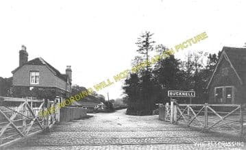 Bucknell Railway Station Photo. Hopton Heath - Knighton. Craven Arms Line. (5)