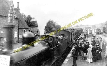 Bucknell Railway Station Photo. Hopton Heath - Knighton. Craven Arms Line. (6)