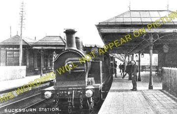 Bucksburn Railway Station Photo. Persley - Bankhead. Aberdeen to Dyce Line. (1)..