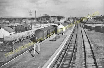 Bugle Railway Station Photo. Luxulyan - Roche. St. Blazey to Newquay Line. (13)