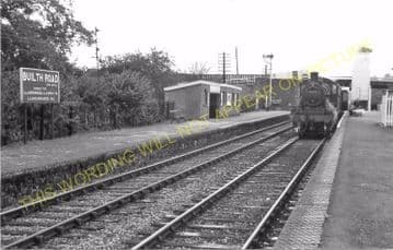 Builth Road Low Level Railway Station Photo. Newbridge - Builth Wells. (8)