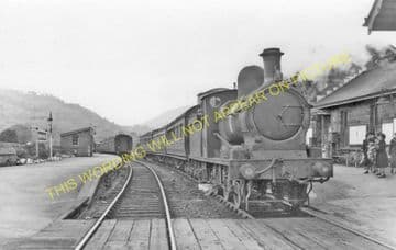 Builth Wells Railway Station Photo. Newbridge - Aberedw and Erwood Line. (11)