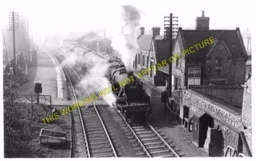 Bulwell Market Railway Station Photo. Basford - Hucknall. Nottingham Line. (2)