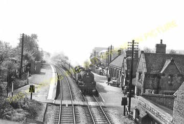 Bulwell Market Railway Station Photo. Basford - Hucknall. Nottingham Line. (4)