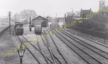 Bulwell Market Railway Station Photo. Basford - Hucknall. Nottingham Line. (5)