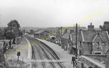 Bulwell Market Railway Station Photo. Basford - Hucknall. Nottingham Line. (6)
