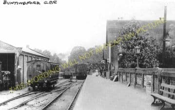 Buntingford Railway Station Photo. Westmill, Braughing and Standon Line. (8)