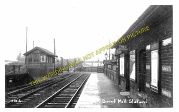 Burnt Mill Railway Station Photo. Roydon - Harlow. Broxbourne to Stansted. (1)