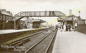 Burry Port Railway Station Photo. Llanelly - Kidwelly. Great Western Railway (1)..