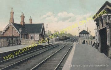 Burton Joyce Railway Station Photo. Nottingham - Lowdham. Newark Line. (2).