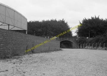 Burwell Railway Station Photo. Fordham - Swaffham Prior. Barnwell Line (3)