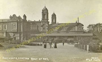 Bury St. Edmunds Railway Station Photo. Saxham & Risby - Thurston. (6)