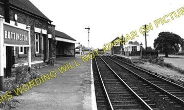 Buttington Railway Station Photo. Welshpool to Pool Quay & Middletown Lines (1)