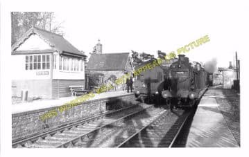Byfield Railway Station Photo. Fenny Compton- Morton Pinkney. Towcester Line (5)