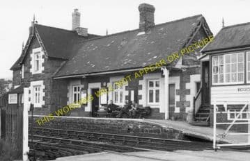 Caersws Railway Station Photo. Moat Lane Junction to Pontdolgoch & Van Lines (2)