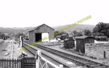 Caersws Railway Station Photo. Moat Lane Junction to Pontdolgoch & Van Lines (6)