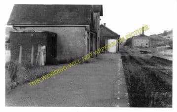 Caerwys Railway Station Photo. Bodfari - Nannerch. Denbigh to Mold Line. (2)