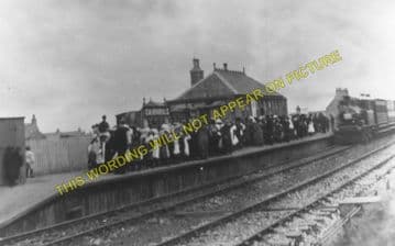 Cairnbulg Railway Station Photo. Fraserburgh - St. Combs. GNSR. (1)..