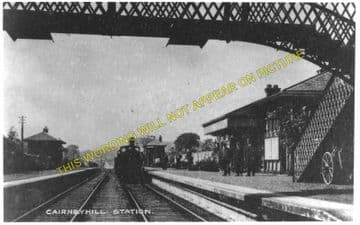 Cairneyhill Railway Station Photo. Dunfermline - Torryburn. Culrross Line. (4)