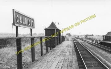 Caldicot Railway Station Photo. Portskewett - Severn Tunnel Junction. GWR. (1)