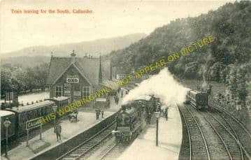 Callander Railway Station Photo. Doune - Strathyre. Dunblane to Balquhidder (11)