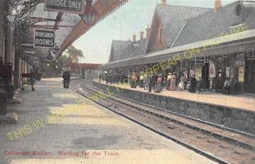 Callander Railway Station Photo. Doune - Strathyre. Dunblane to Balquhidder (16)