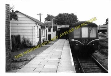 Calne Railway Station Photo. Stanley Bridge and Chippenham Line. GWR. (14).