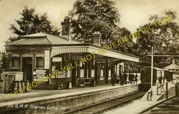 Calne Railway Station Photo. Stanley Bridge and Chippenham Line. GWR. (3)