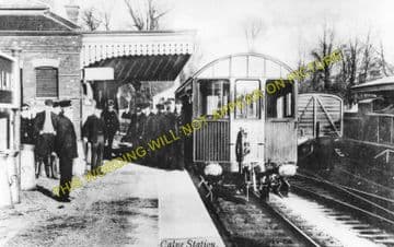 Calne Railway Station Photo. Stanley Bridge and Chippenham Line. GWR. (5)