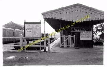 Calne Railway Station Photo. Stanley Bridge and Chippenham Line. GWR. (9)