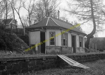 Cambus o'May Railway Station Photo. Ballater - Dinnet. Aboyne Line. GNSR. (3)