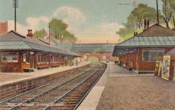 Cambuslang Railway Station Photo. Newton - Rutherglen. Caledonian Railway. (3)