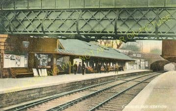 Cambuslang Railway Station Photo. Newton - Rutherglen. Caledonian Railway. (4)