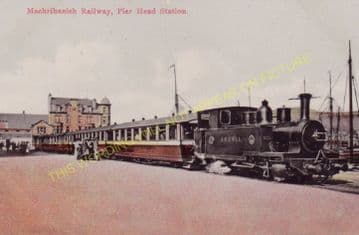 Campbeltown Railway Station Photo. Campbeltown & Machrihanish Railway. (5)